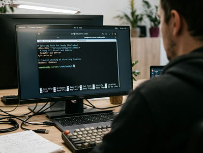 Terminal window with command output, dark mode